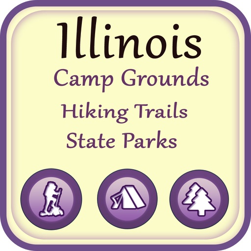 Illinois Campgrounds & Hiking Trails,State Parks icon