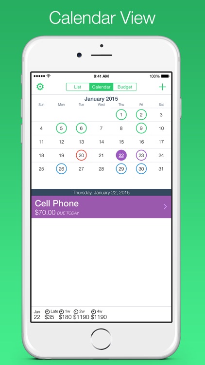 Jitto - bill reminder & budget manager