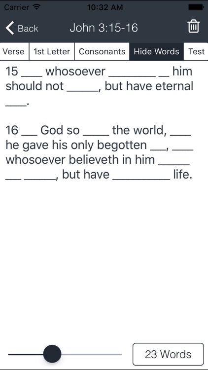 Bible Verse Memorization