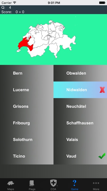 Switzerland Canton Maps and Coat of Arms