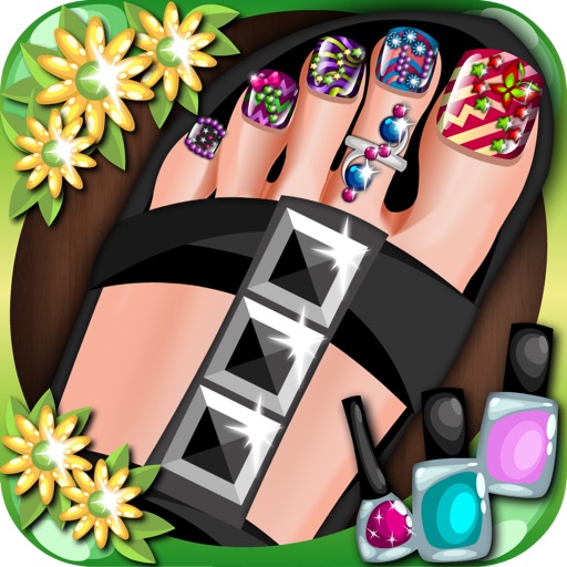 Beauty Pedicure and Nail Art Salon Icon