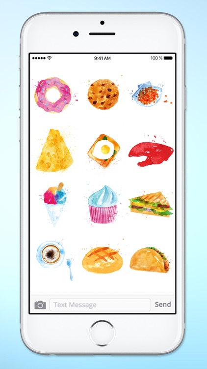 Whats For Dinner? Watercolor Food Sticker Pack