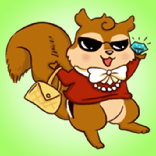 Energetic Young Squirrel - New Stickers!! icon