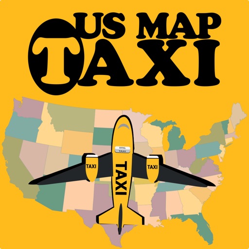 US Map Taxi icon