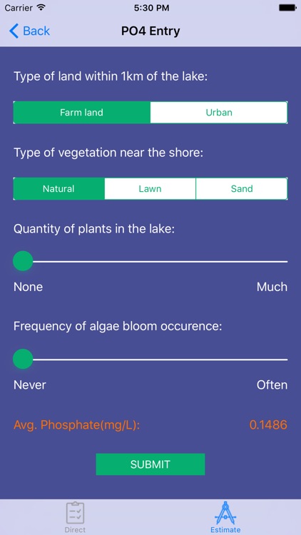 Algae Estimator