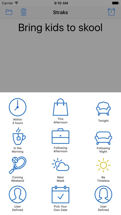 Straks - Quick Reminders and Tasks