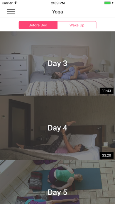 Bedtime Yoga & Morning Yoga in Bed screenshot 2