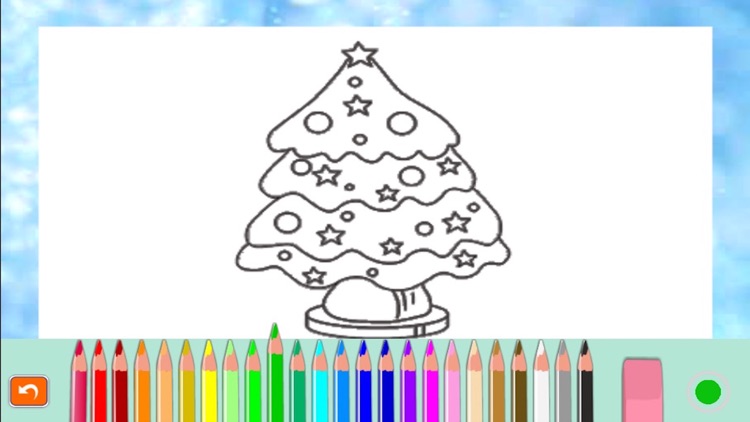 Santa claus and christmas photos coloring book screenshot-4