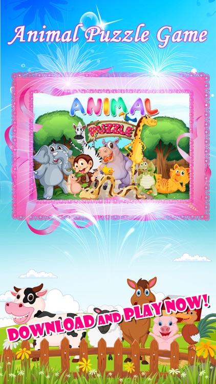 Animal Puzzle Games Kids & Toddlers Learning Free