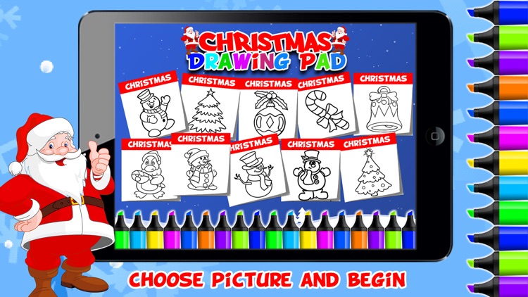 Christmas Drawing pad - Christmas Games For Kids