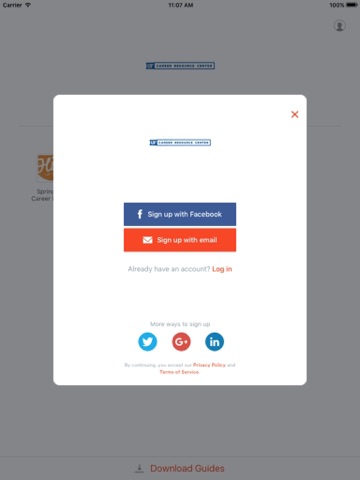 UF Career Services - náhled