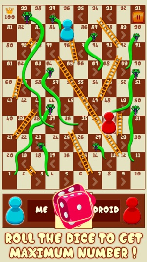 Snakes and Ladders - The Classic Dice Ga