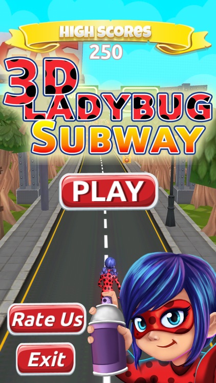 3D Ladybug Subway Miraculous Adventure by Chakib Hi