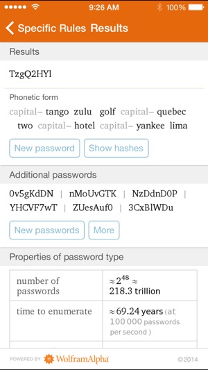 Wolfram Password Generator Reference App(圖4)-速報App