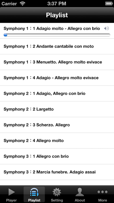 Beethoven Symphonies Screenshot 2
