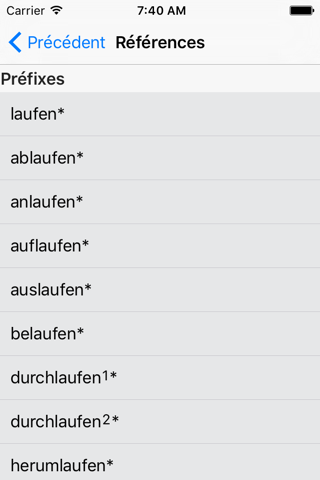 Lingea German-French Advanced Dictionary screenshot 4
