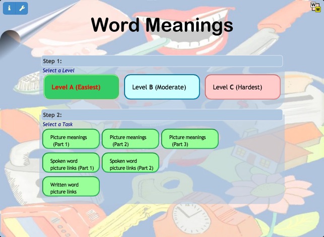 Word Meanings for iPad