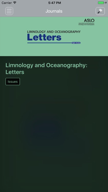 Limnology and Oceanography: Letters