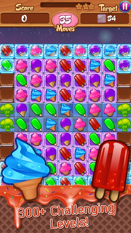 Ice Cream Frenzy: Free Match 3 Game