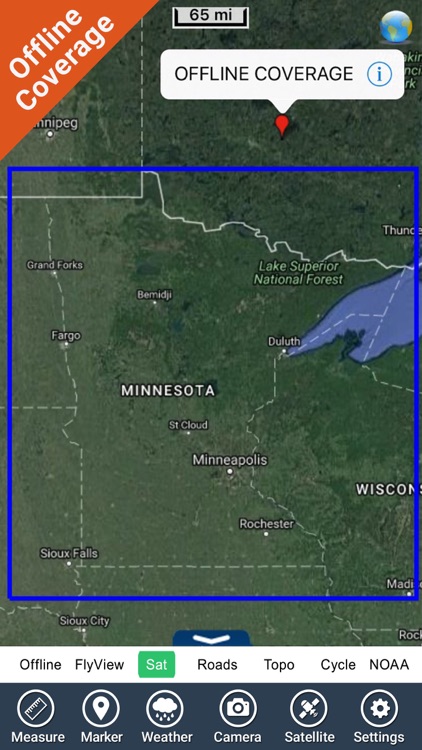 Minnesota lakes charts - GPS fishing map Navigator screenshot-4