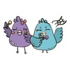 The Birds - Mr & Mrs Bird Stickers