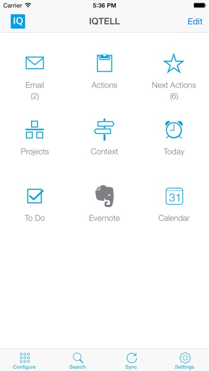 IQTell, Email + Task Management in One Place GTD®