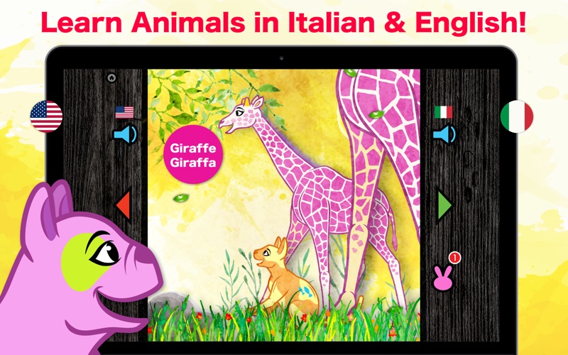 Italian Animal Words - Italian Pet &amp; Zoo Animals thumbnail 1