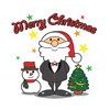 Lazy Santa Claus Sticker