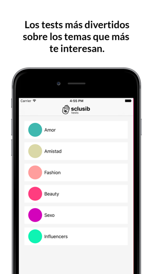 Sclusib - Tests de amor, amistad y moda.(圖1)-速報App