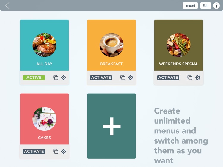 Menu Maker - eMenu for restaurant, cafe and bakery screenshot-3