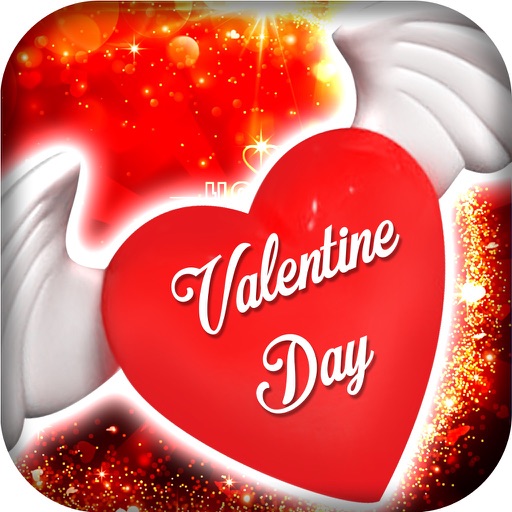 Valentine Day Love Card Maker - Greeting Card Game Icon