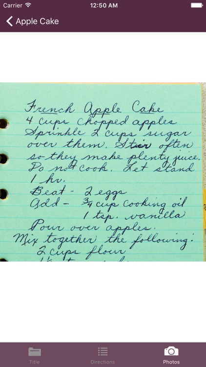 My Recipes List screenshot-3