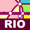 Rio de Janeiro Transport Map -  and Route Planner.