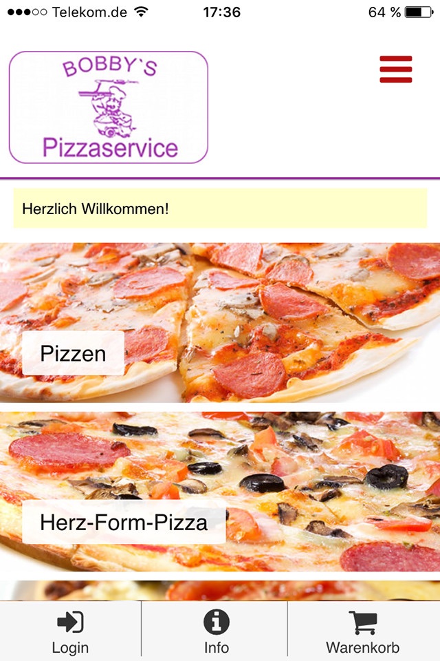 Bobbys Pizzaservice screenshot 2