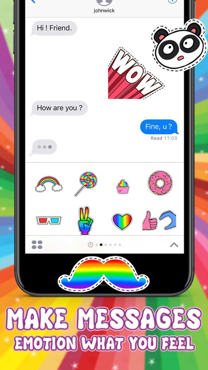 Everything is Rainbow Stickers By ChatStick