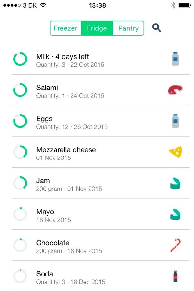 NoWaste - Food Inventory List screenshot 2