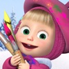 Masha and the Bear Coloring 3D