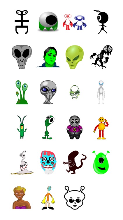 More Aliens Two Sticker Pack