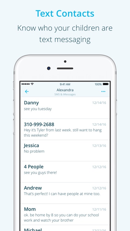 TeenSafe Monitor - Parental Text Monitoring