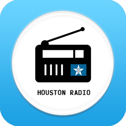 Houston Radios - Top Stations Music Player FM AM Icon