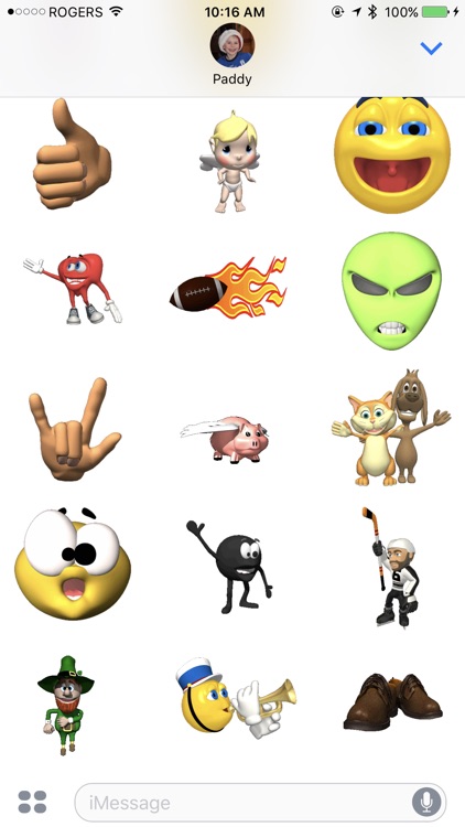 Animated Stickers from Animation Factory