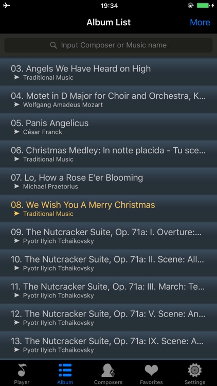 christmas music songs - fm radio list player screenshot-3