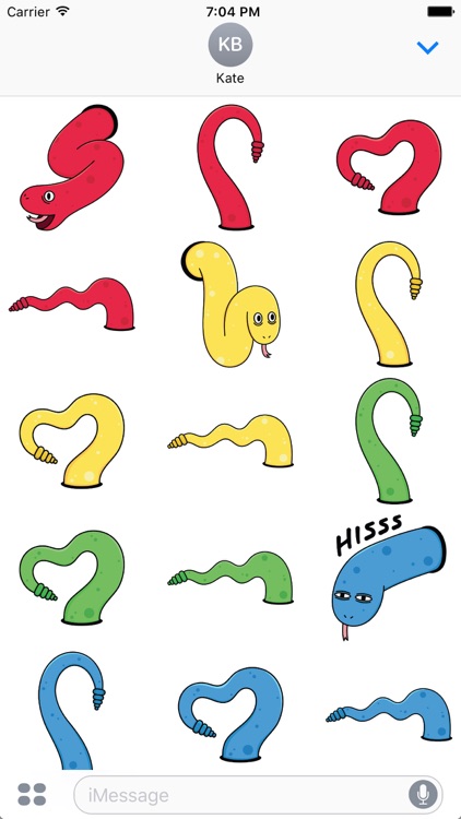 Sneaky Snakes Stickers