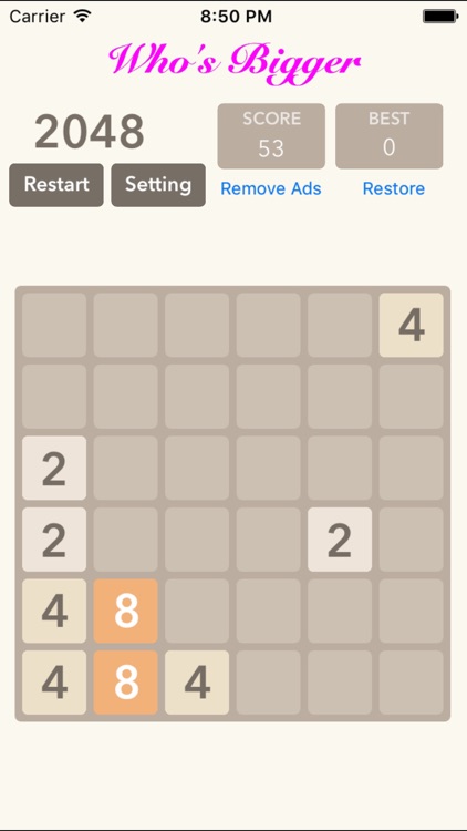 2048 5x5 6x6: Blocks Puzzle