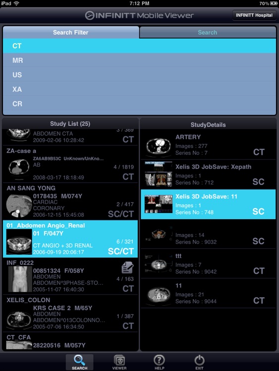 INFINITT Mobile Viewer HD screenshot-4