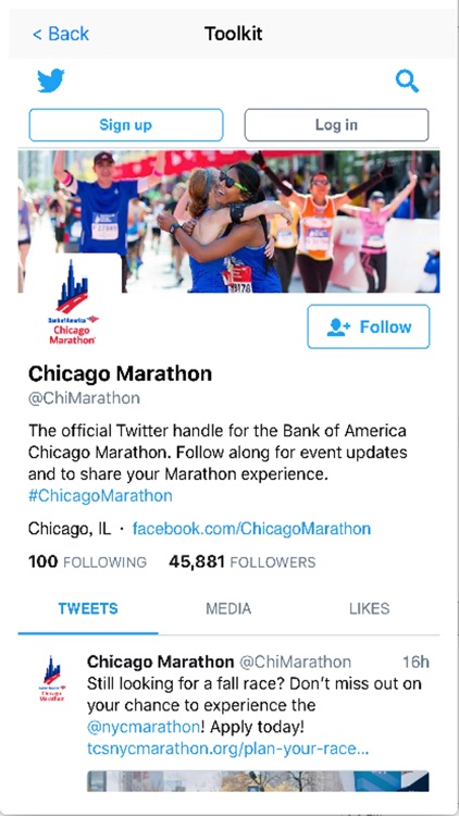 Marathon Toolkit for Chicago