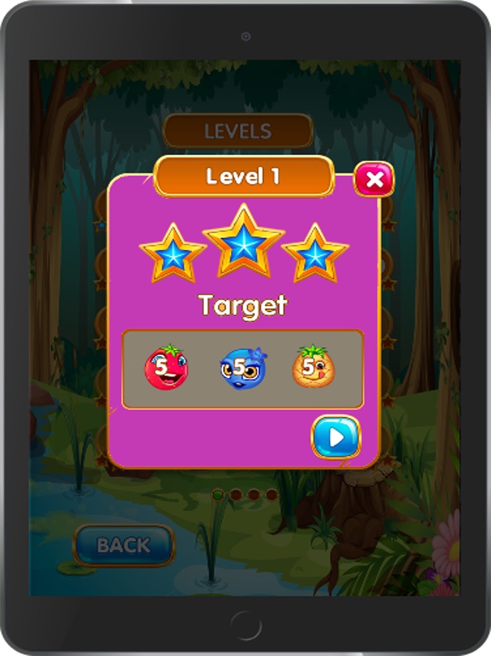 Фруктовый матч 3 игра