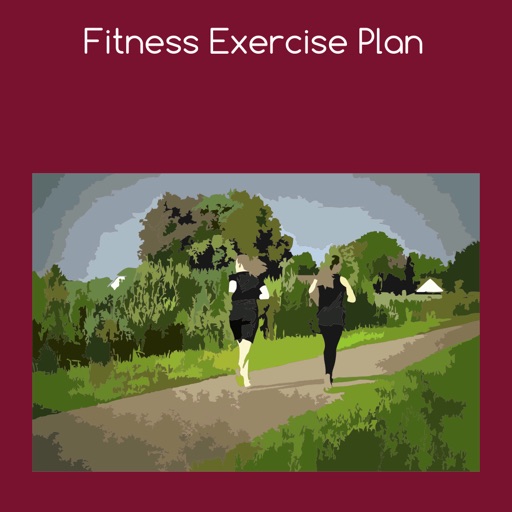Fitness exercise plan icon