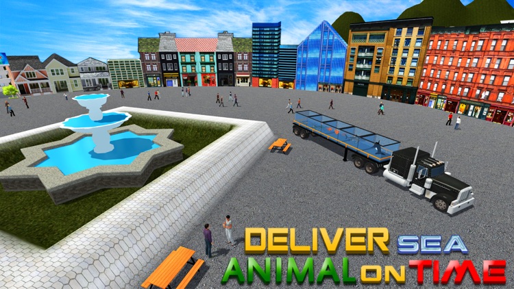 Offroad Sea Animal Truck Transport & Driving Sim screenshot-3