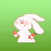 Gwen The Cute Little Bunny Stickers